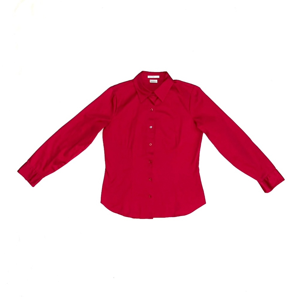 Women's VanHeusen Red Buttons Up